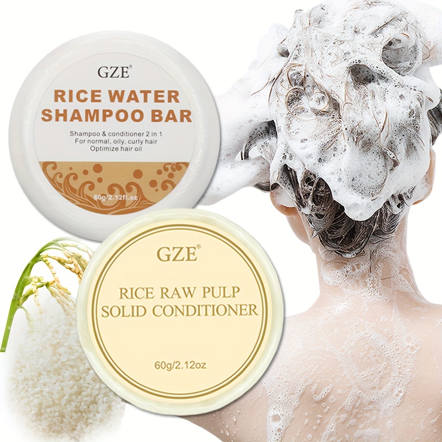 Bar Soap Shampoo Solid - GZE-barra de champú con agua de