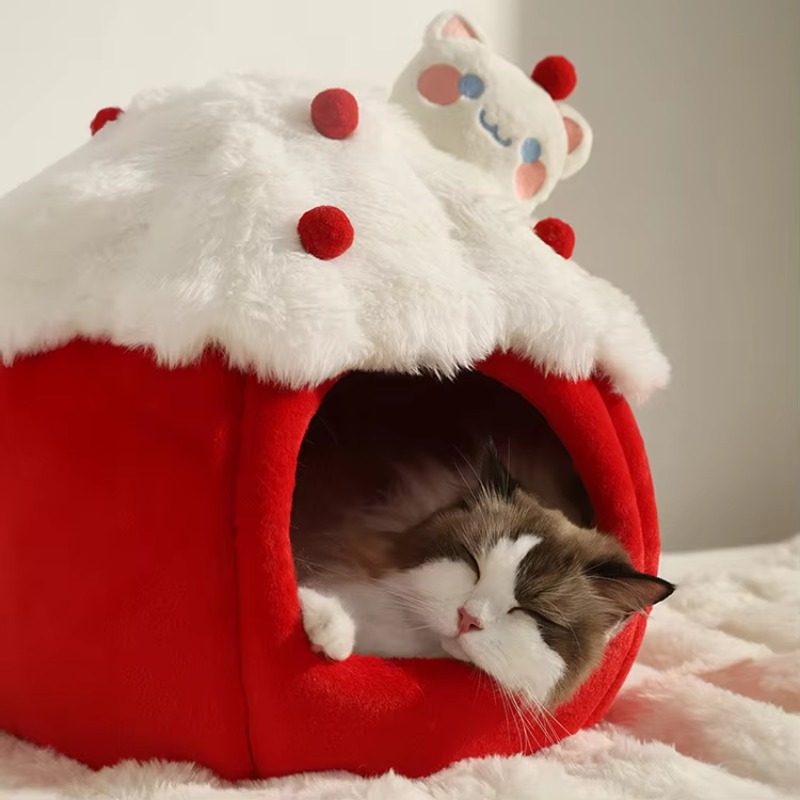 Sustainable Living House - Casa Cueva para Gatos Estilo Invernal