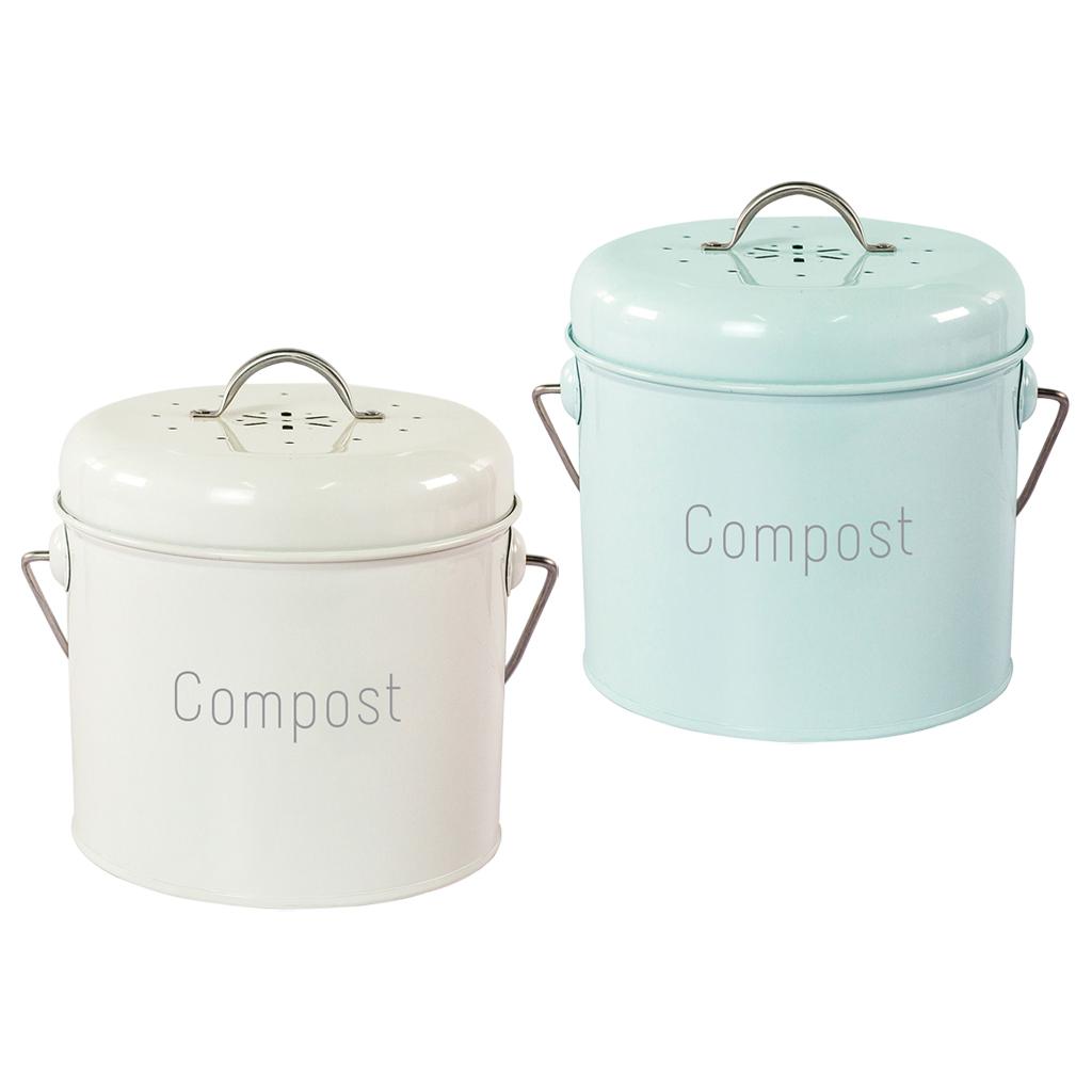 Compost Bin Countertop - 3 contenedor de abono, encimera, cubo