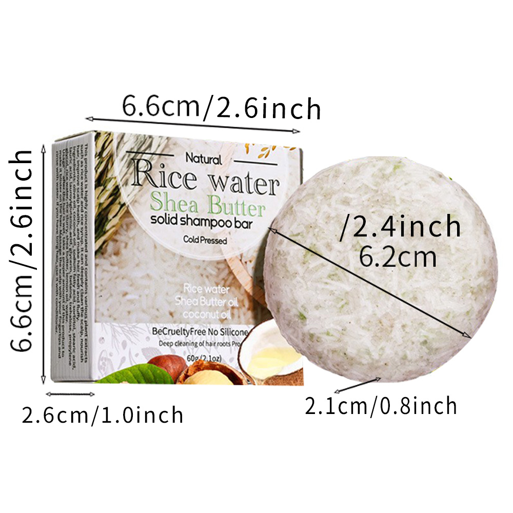 XF 60g Barra de champú de arro - Bar Soap Shampoo Solid reseña y precio