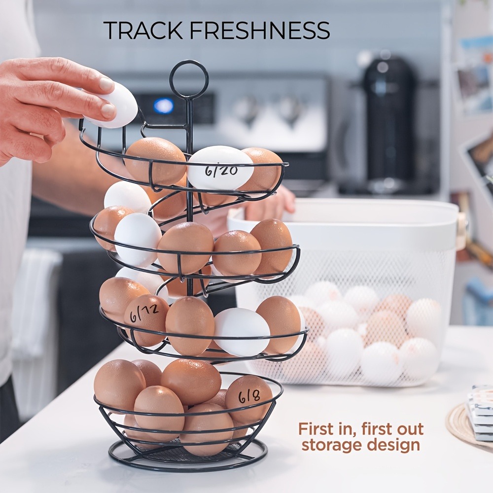 Porta Huevos en Espiral de Ala - Compost Bin Countertop reseña y precio